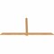 Ekena Millwork Eugene Smooth Timber Gable Bracket, Western Red Cedar, 84"W x 38"H x 1 1/2"D x 3 1/2"F, 11/12 Pitch GBW084X38X0204EUG00SWR - alternate 2